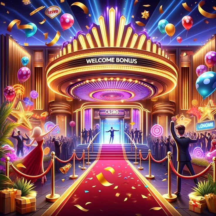 Panel kontrol permainan Galactic Gems menunjukkan opsi taruhan dan tombol putar